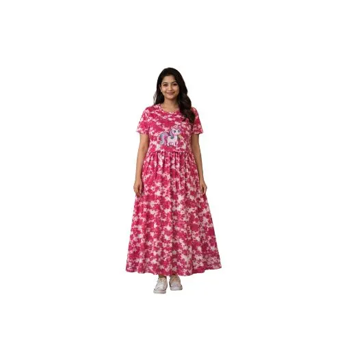 Women's Zipless Feeding Wear Tie & Dye model